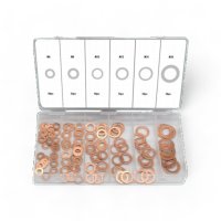 ASSORTIMENT KOPEREN RINGEN M6 - M16 110-DELIG (1ST)