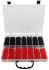 assortiment pro krimpkous 31 zwart en rood 144delig 1st