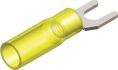 bornes pale isoles et rtractables jaune m6 65x9 5pc