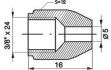 brake bleed nipple 3824unfx16mm sw12 5mm 10pcs