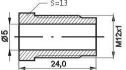 brake bleed nipple m12x1x24mm sw13 5mm 10pcs