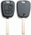 car key psa empty housing including 2 buttons 1 pc