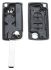 car key psa empty housing including 2 buttons 1 pc