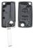 car key psa empty housing including 2 buttons 1 pc