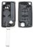 car key psa empty housing including 2 buttons 1 pc