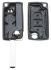 car key psa empty housing including 3 buttons 1 pc