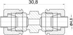 conduite de frein embout mcanique laiton 475 1pc