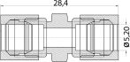 conduite de frein embout mcanique laiton 5 25pc