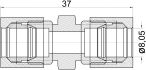 conduite de frein embout mcanique laiton 8 10pc