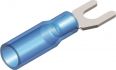 cosse fourche thermoseal bleue m4 50pc