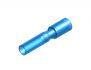 cosse cylindrique femelle avec gaine thermortractable bleu 50 50pc