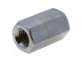 din 6334 6 zinc plated hex connection nut 3xd m24 10pcs