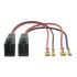 kit adaptateur de hautparleur ford landrover mercedes opel renault vag 1pc