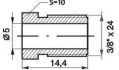 mamelon de conduite de frein 3824unfx144mm sw10 5mm 10pc