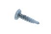 no plate screw antitheft white 6x23 50pcs