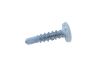 no plate screw antitheft white 6x23 50pcs