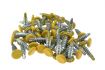 no plate screw antitheft yellow 6x23 50pcs