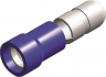 pvc economy insulated male bullet disconnectors blue 40mm 100