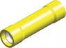 pvc insulated butt connectors yellow 46 50pcs