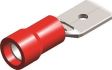 pvc insulated male disconnectors red 28x05 50pcs