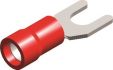 pvc insulated spade terminals red m35 37x65 5pcs