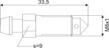 remontluchtingsnippel 0090 m8x1x335mm sw9 1st