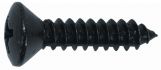 tapping screw raised countersunk head din 7983ch ph black 39x25 20pcs