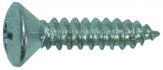 tapping screw raised countersunk head din 7983ch ph zinc plated 35x25 20pcs