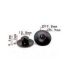 vag clip hole plug 79 81 black oe n90533301 10pcs